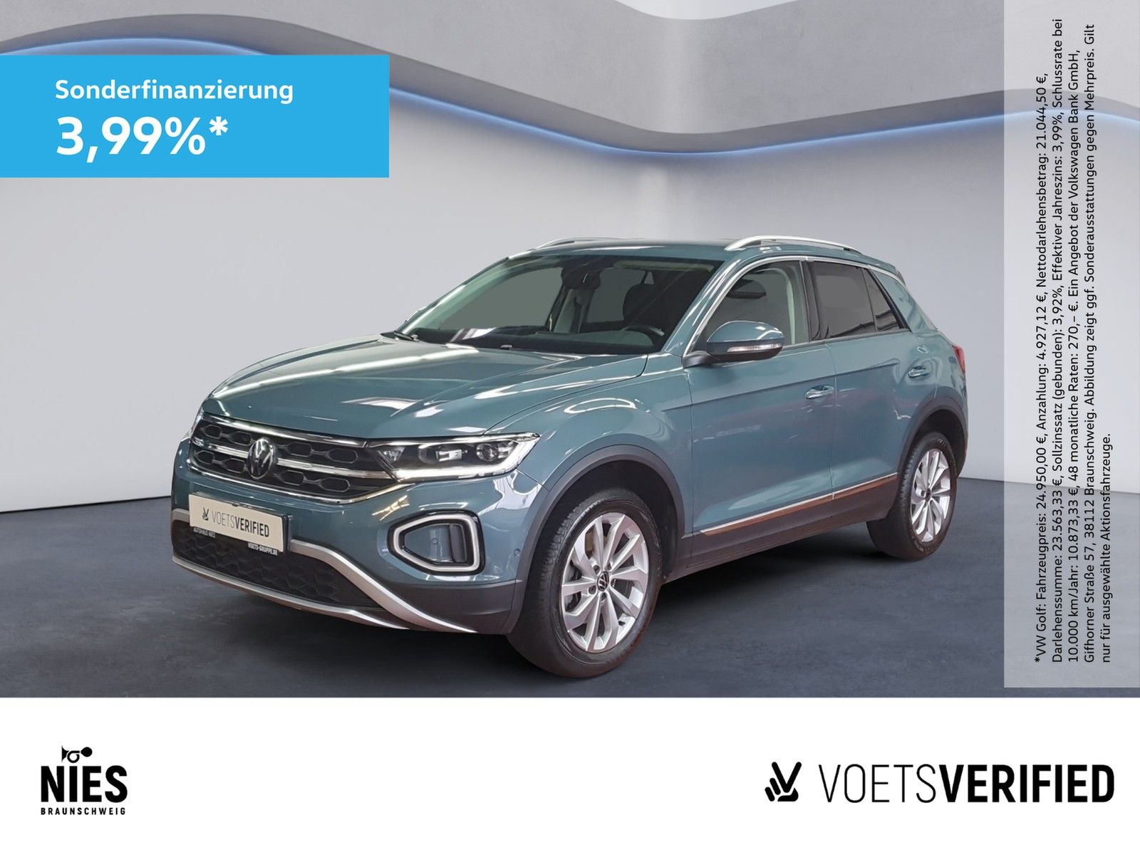 Volkswagen T-Roc Style 2.0 TDI DSG RearView+NAVI+LED