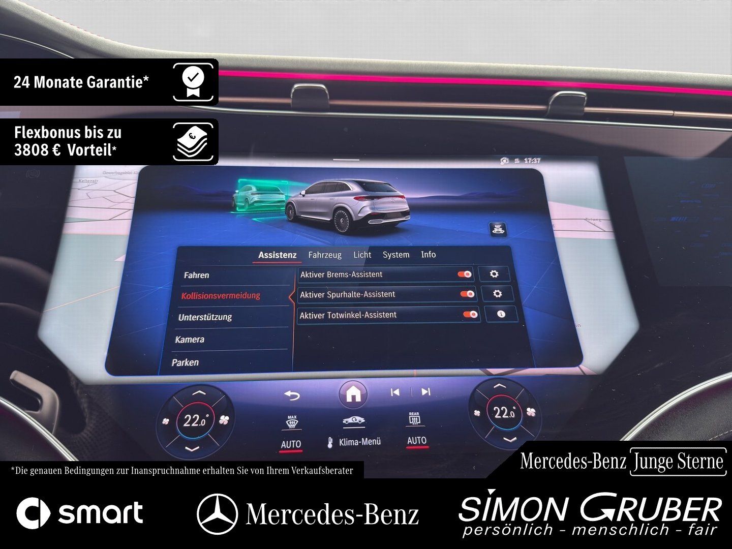 Fahrzeugabbildung Mercedes-Benz EQE 53 4M+ SUV AMG Dynamic+ ActiveRide DriversP