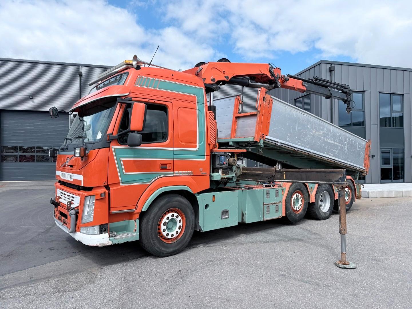 Volvo FM500 8x2*6 Crane HMF 2620 K5 Pendel Tipper