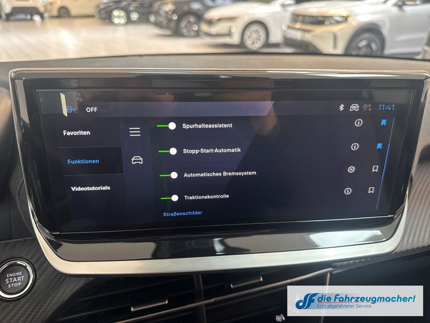 Fahrzeugabbildung Peugeot 208 Allure Digitales Cockpit LED Apple CarPlay A