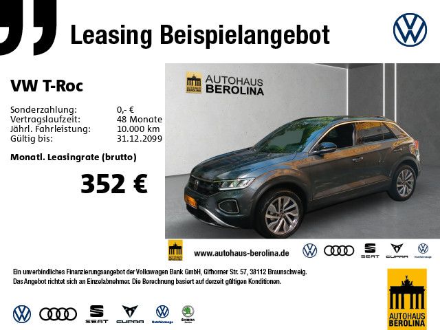 Vorschaubild: VW T-Roc T-ROC 1.5 TSI Goal DSG *R-KAM*18"*ACC*SHZ* (Fahrzeug-Nr. L05193)