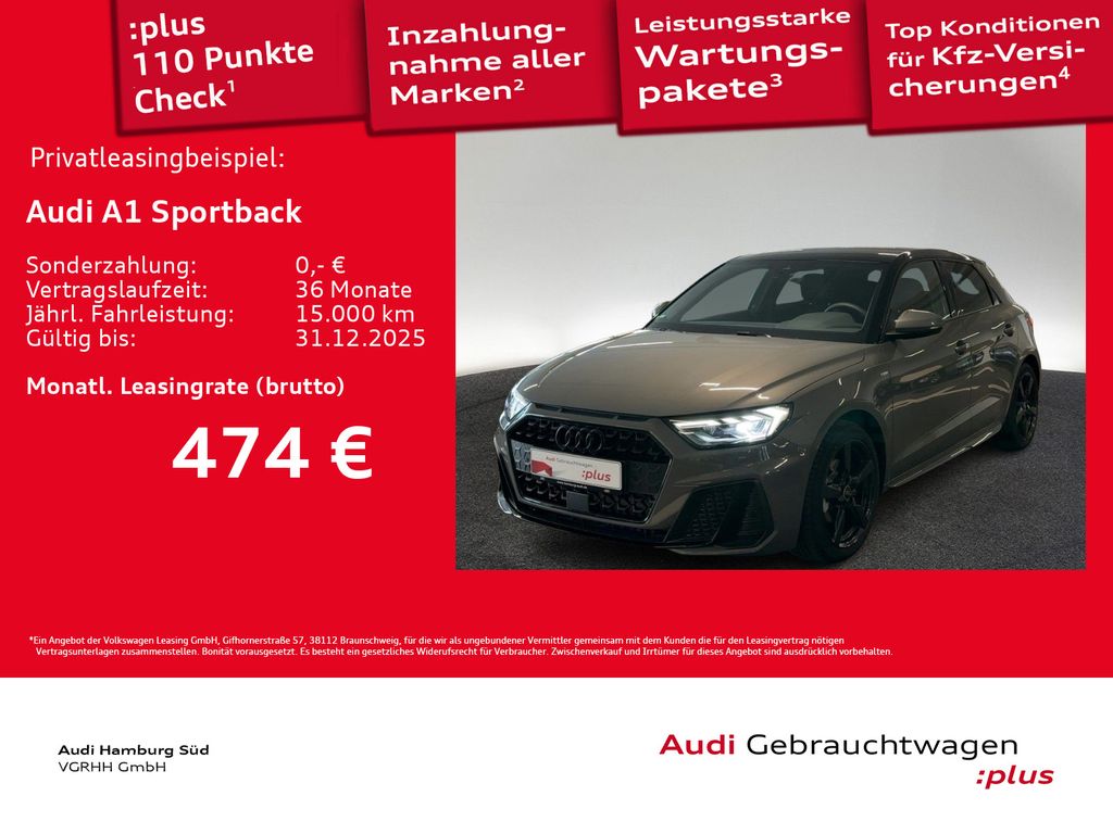 A1 Sportback 35 TFSI S tronic 2xS LINE/LED/ACC