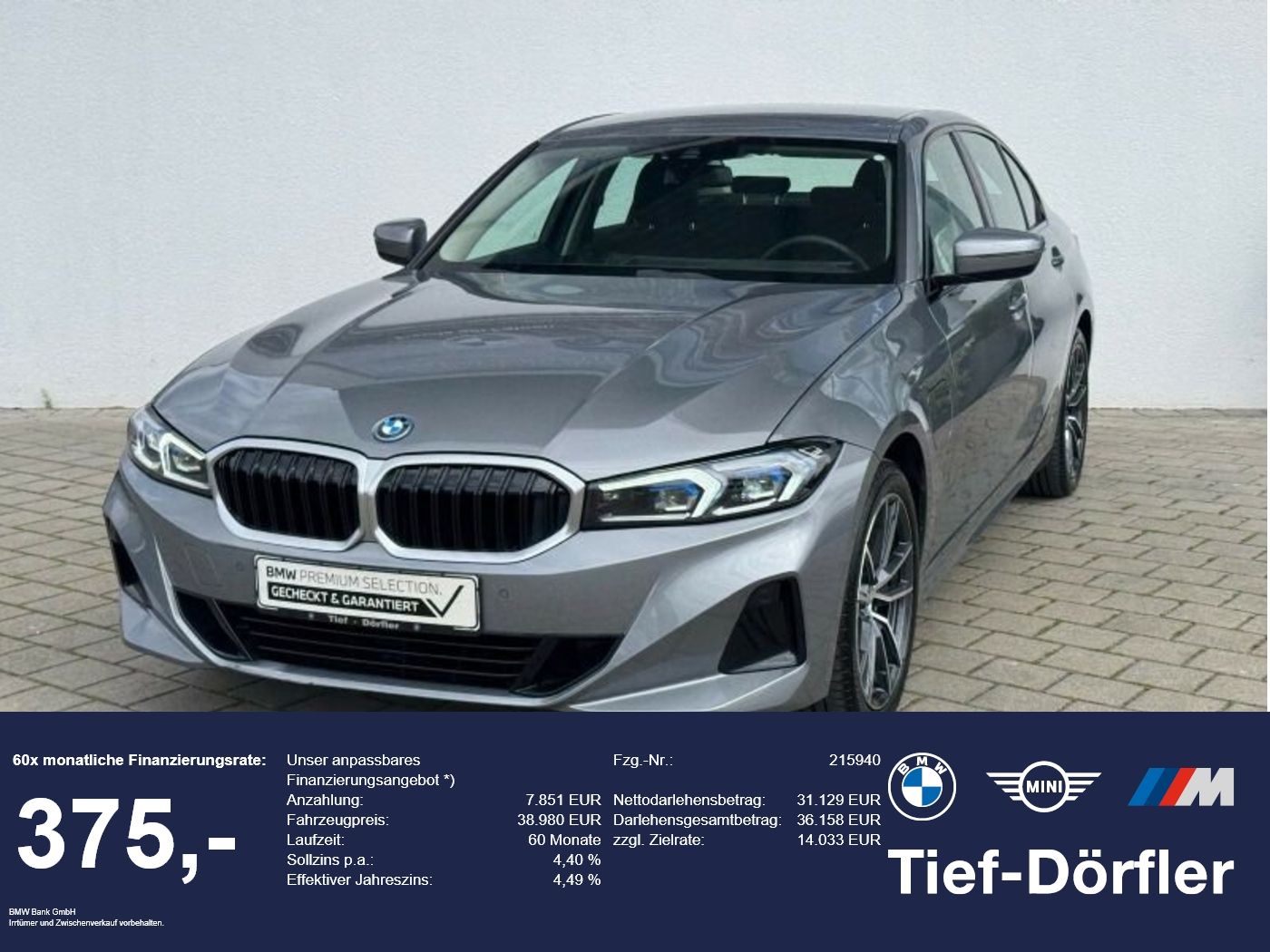 BMW 330e AHK/LED+/MEMO/HiFi/Lhz/Shz/Komfort-Zugang A