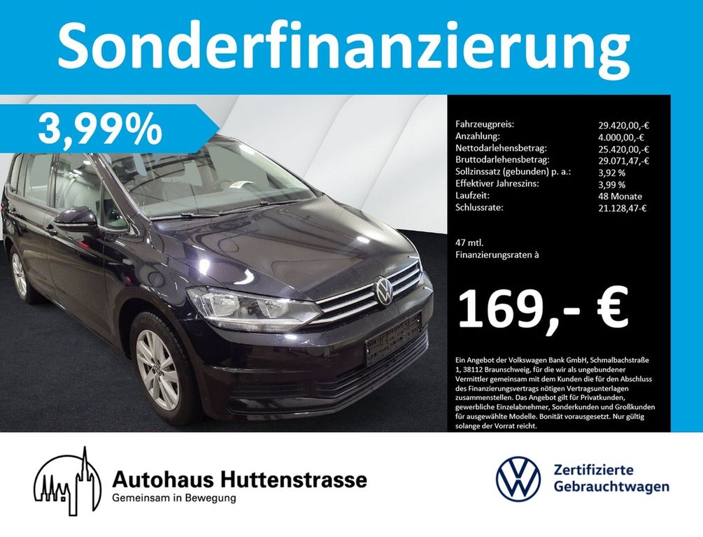 Volkswagen Touran 1.5 TSI Comfortline 7-Sitzer NAVI SHZ