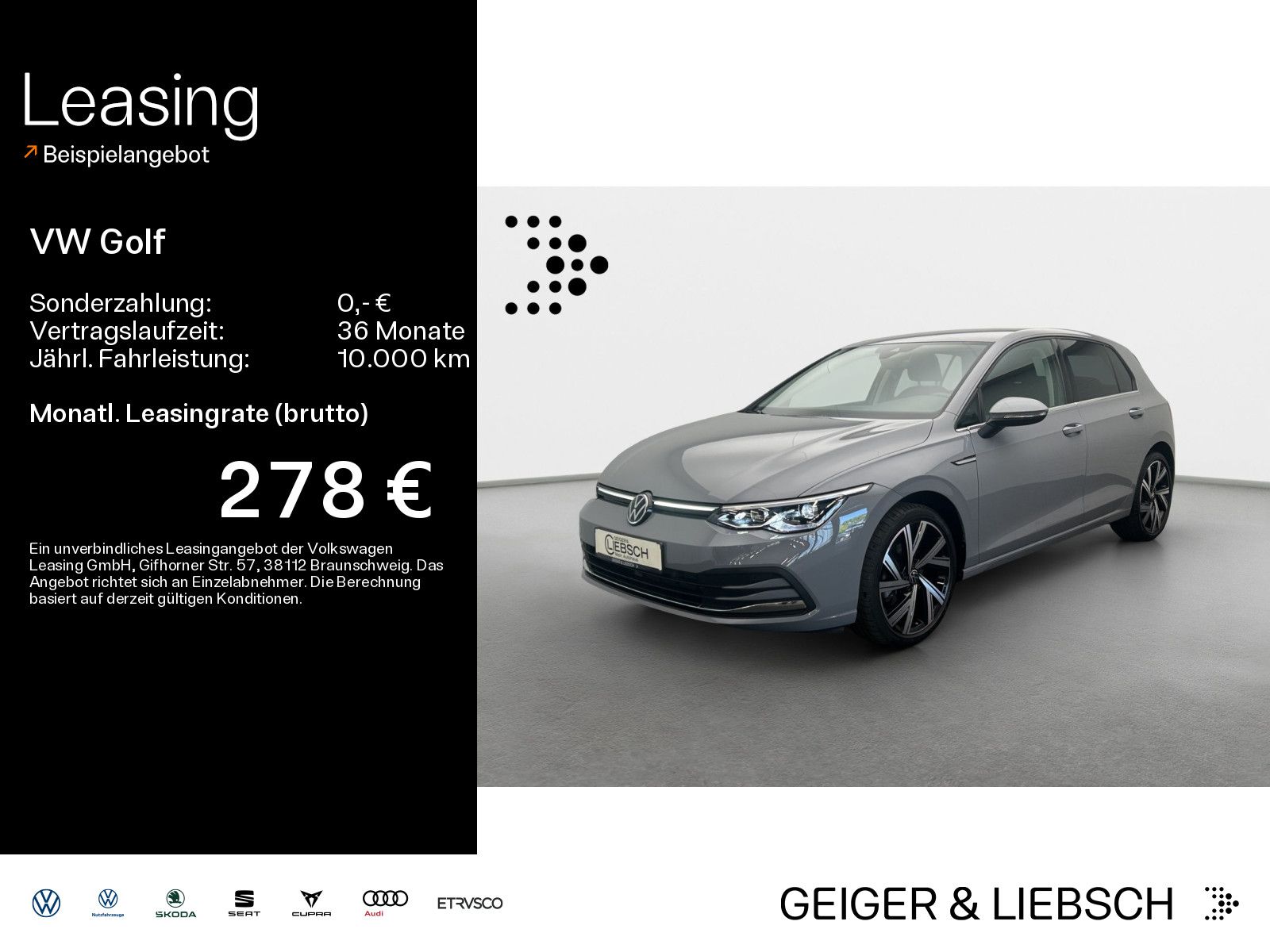 Volkswagen Golf VIII 1.5 eTSI DSG STYLE*LED*KAMERA*PDC*SHZ*
