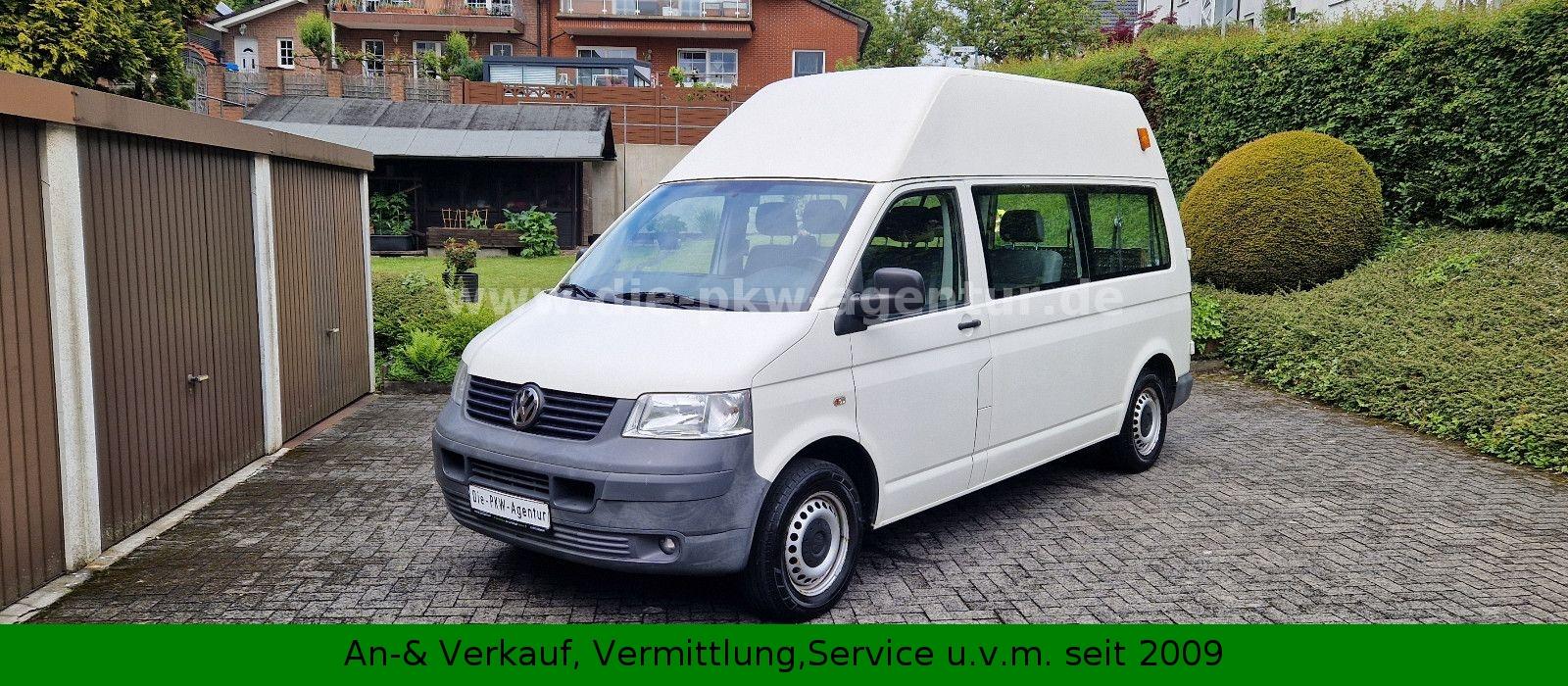 Volkswagen T5 Transporter *Rollstuhl*Rampe*Hochdach*L2H2*HU