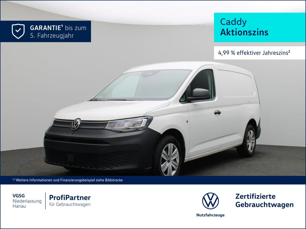 Volkswagen Caddy Maxi Cargo AppConnect Klima el. Fenster