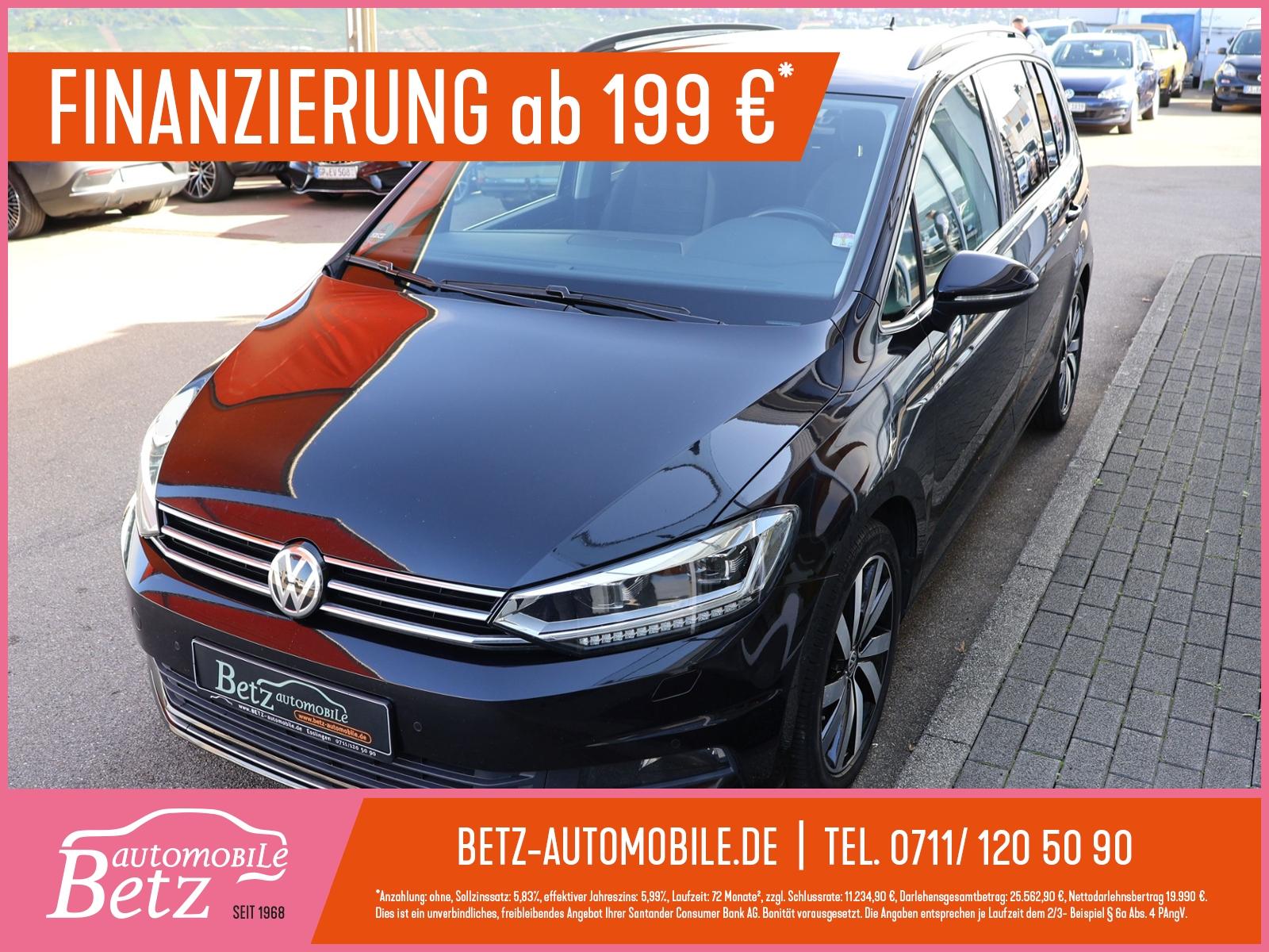 Volkswagen Touran Highline, Totwinkel,CAM,ACC,WSS-beheizbar