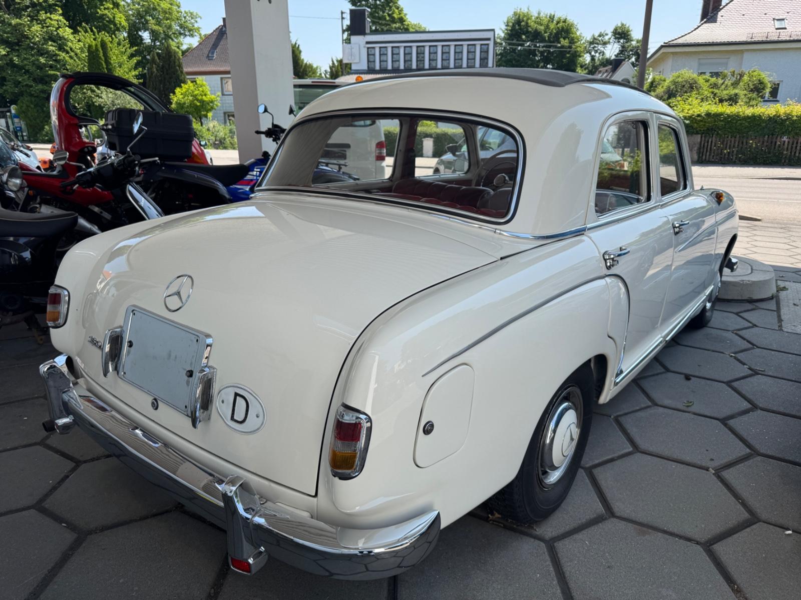 Mercedes-Benz 180d Oldtimer Ponton, großes Faltdach,Sch