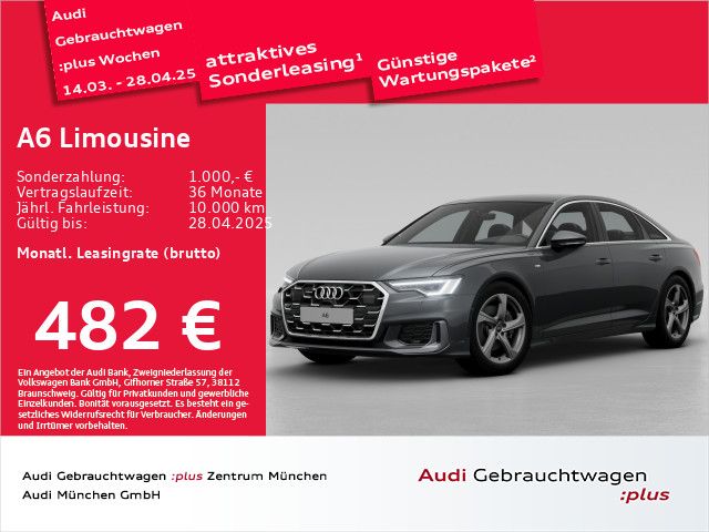 Audi A6 Limousine 45 TFSI qu. S tronic S line Pano/AH