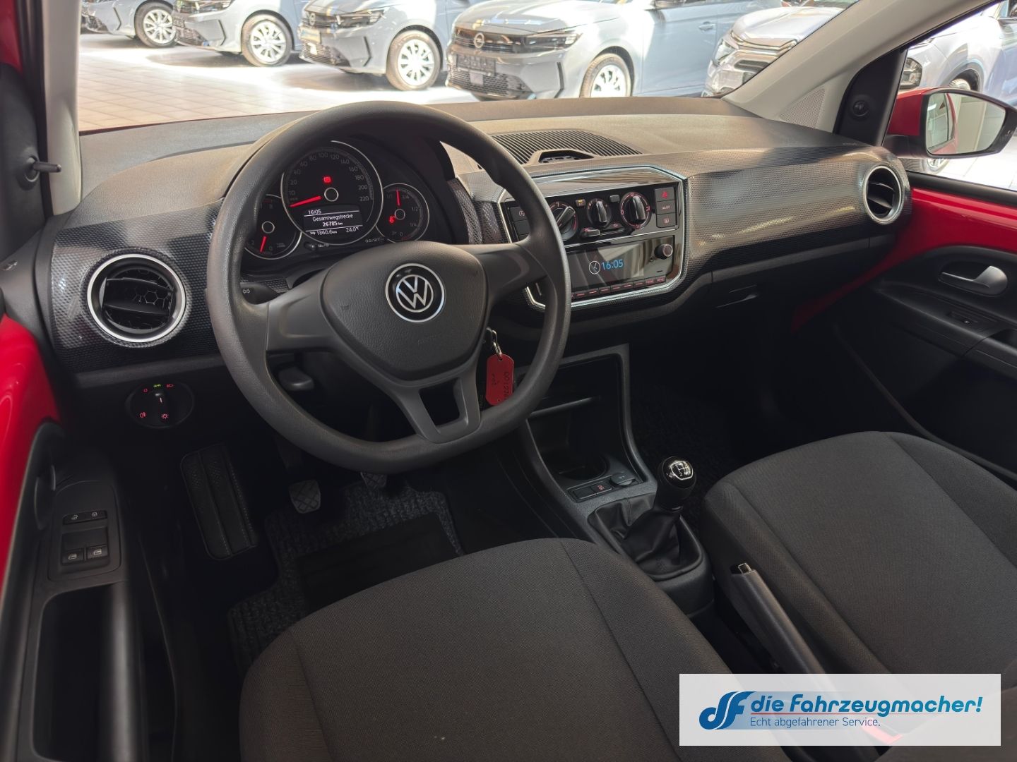 Fahrzeugabbildung Volkswagen up! Basis DAB GA Klima BT teilb.Rücksb AUX eFH L