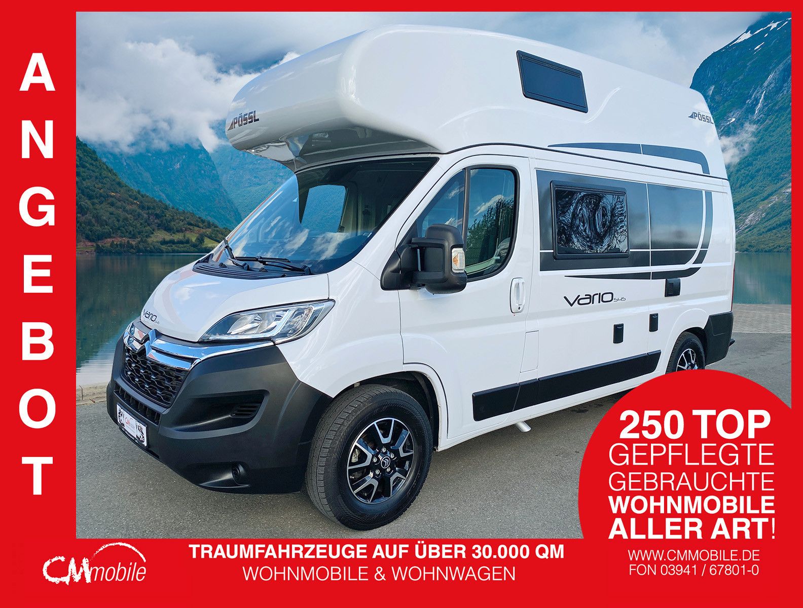 Pössl
 Vario 545 - 1.Hand - Hochdach -
