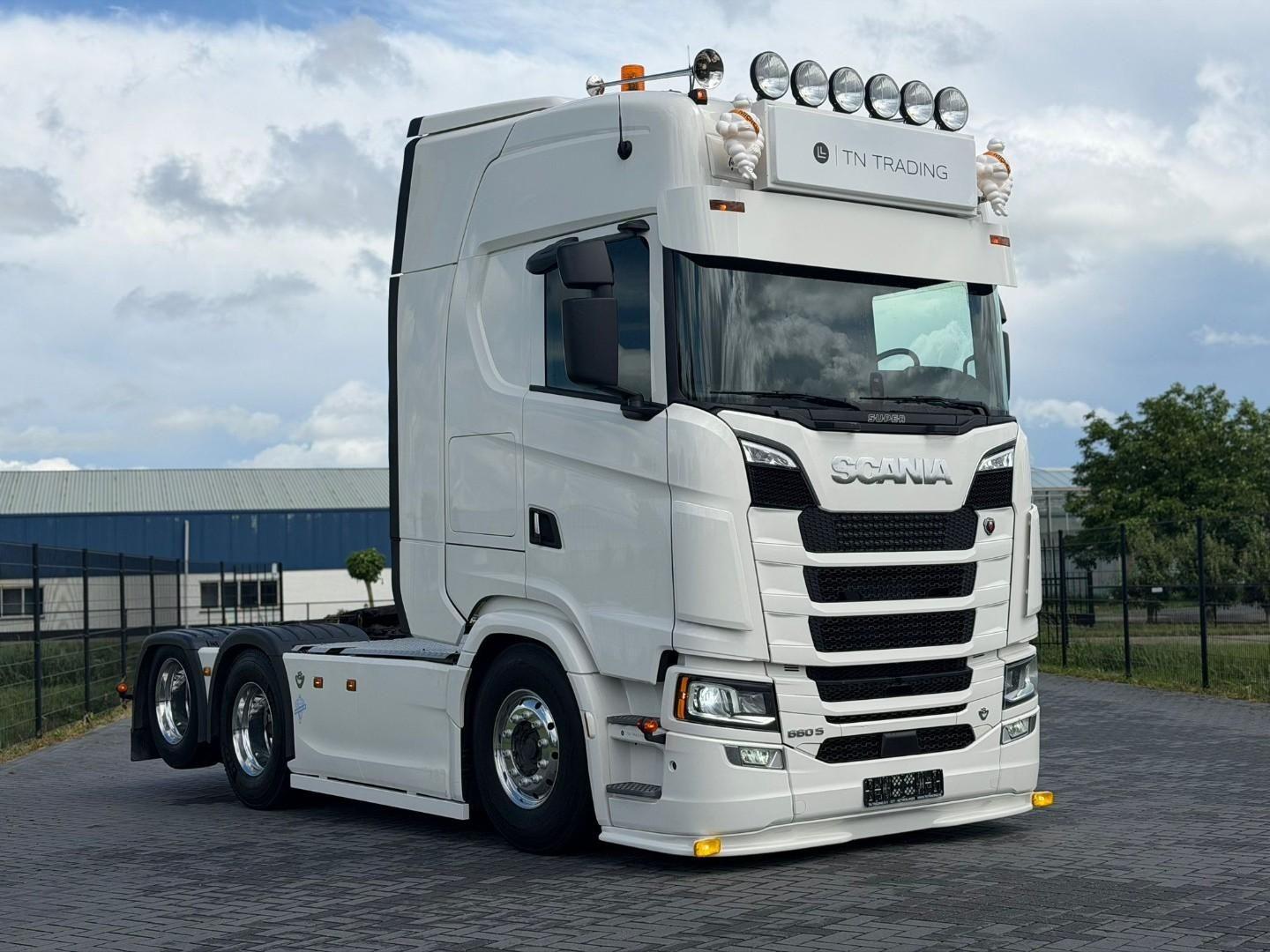 Scania S660 VOLLUFT, LEDER, ZAPFWELLE, 3.15 RADSTAND, R