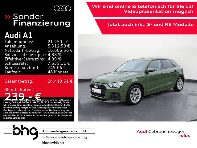 AUDI A1 30 TFSI Sportback advanced *CONNECT PLUS*GRA*