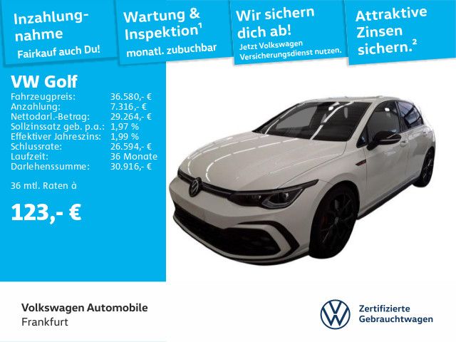 Volkswagen Golf VIII 2.0 TSI DSG GTI Navi LEDPlus DAB+ ACC