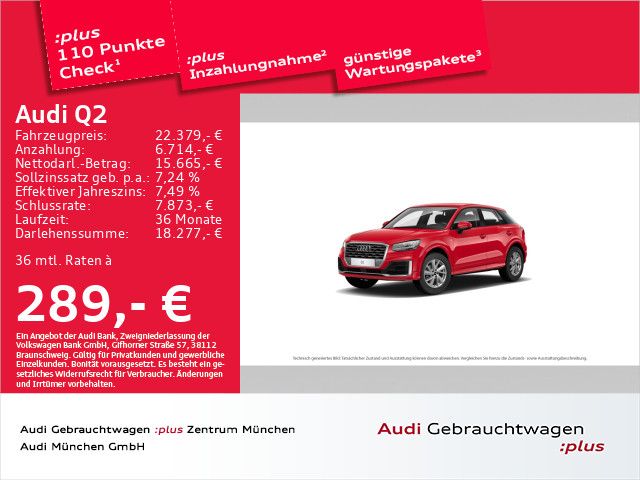 Audi Q2 30 TFSI design S line Ext. LED/Navi//PDC