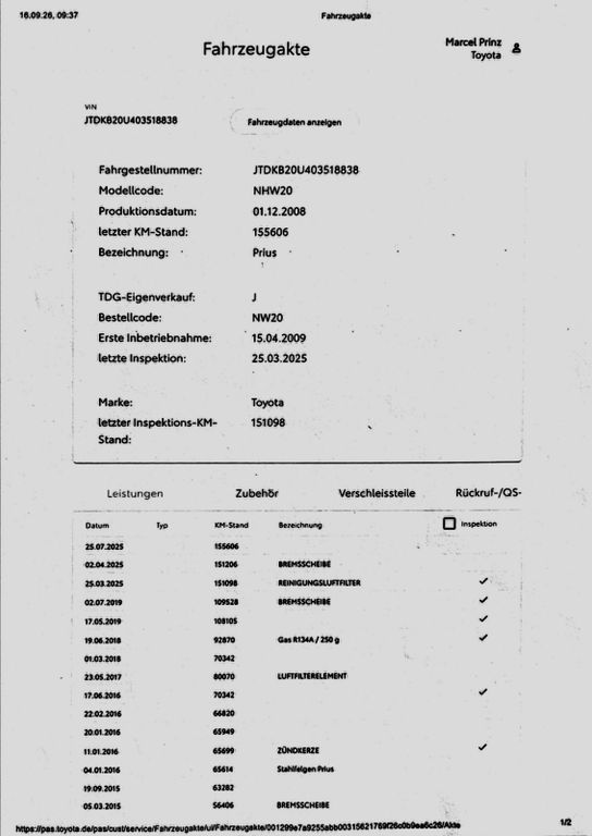 Angebot ansehen Toyota Prius