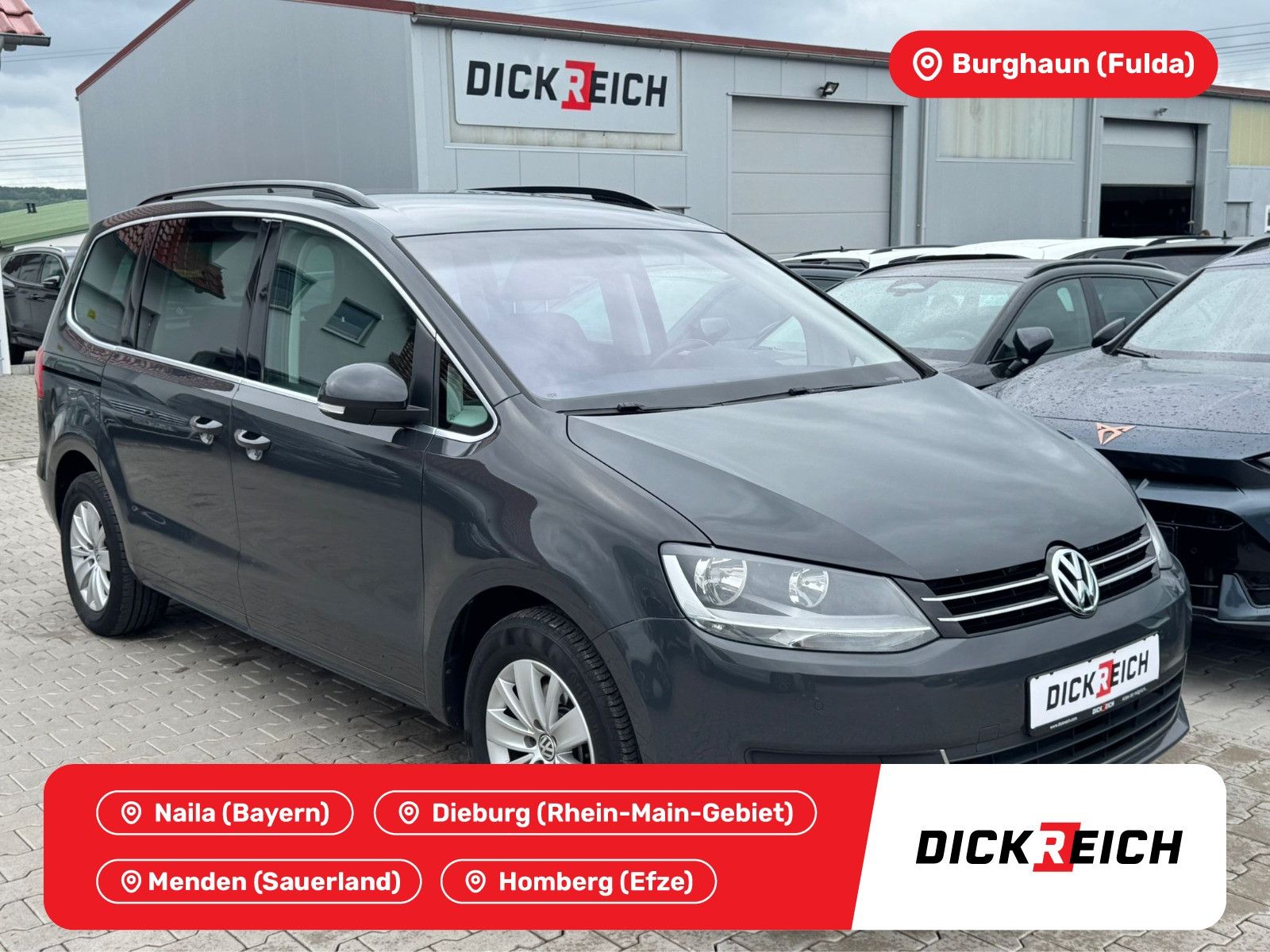 Fahrzeugabbildung Volkswagen Sharan 2.0 TDI Comfortl. AHK*KLIMA*TEMP*NAVI*PDC