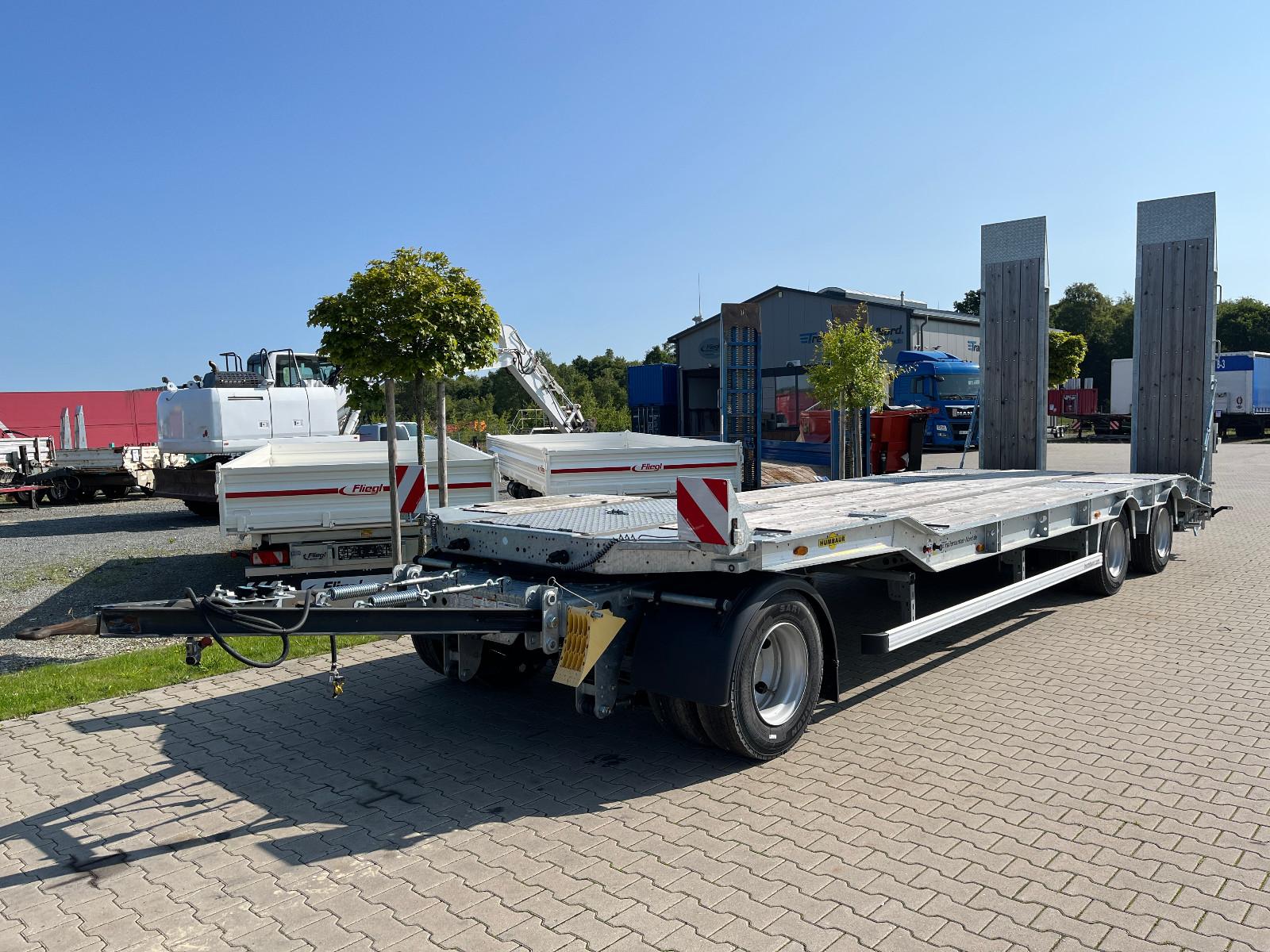 Humbaur HTD 308525 K 3-Achs Tieflader lange Rampen, Para