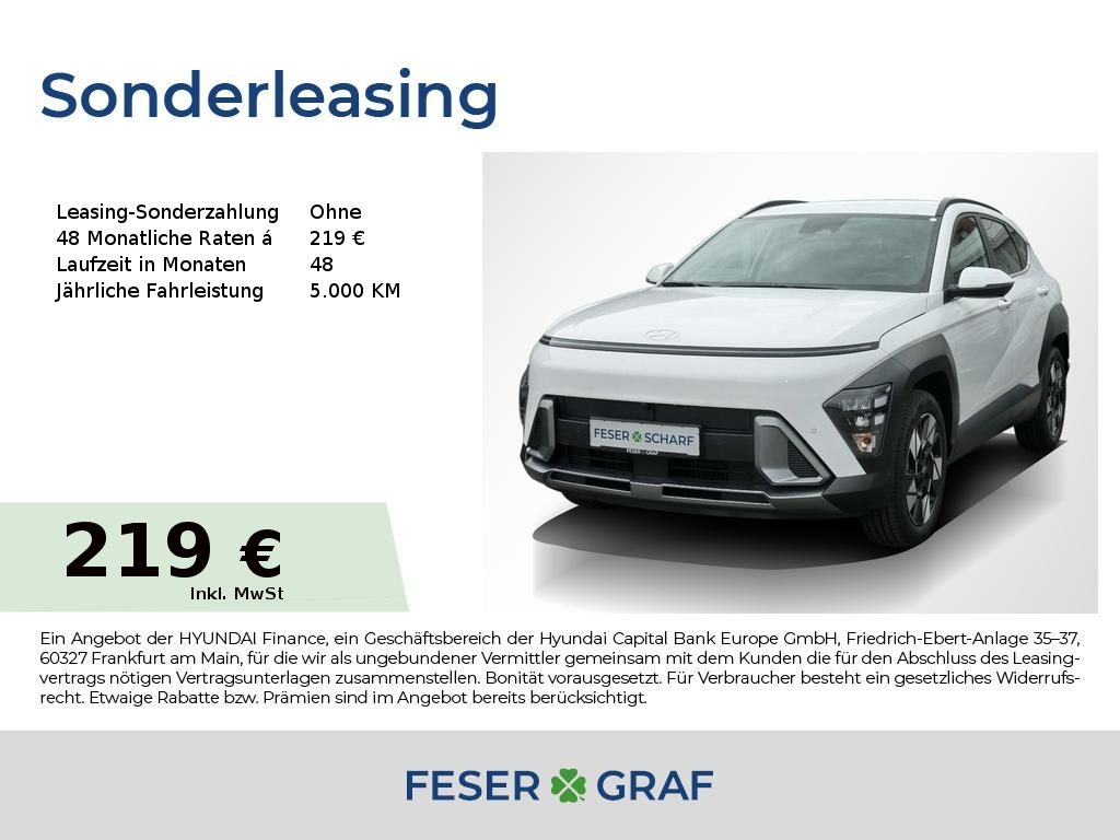 Hyundai Kona TREND ELEK.HKL NAVI 360° CAM SHZ LHZ CARPLA