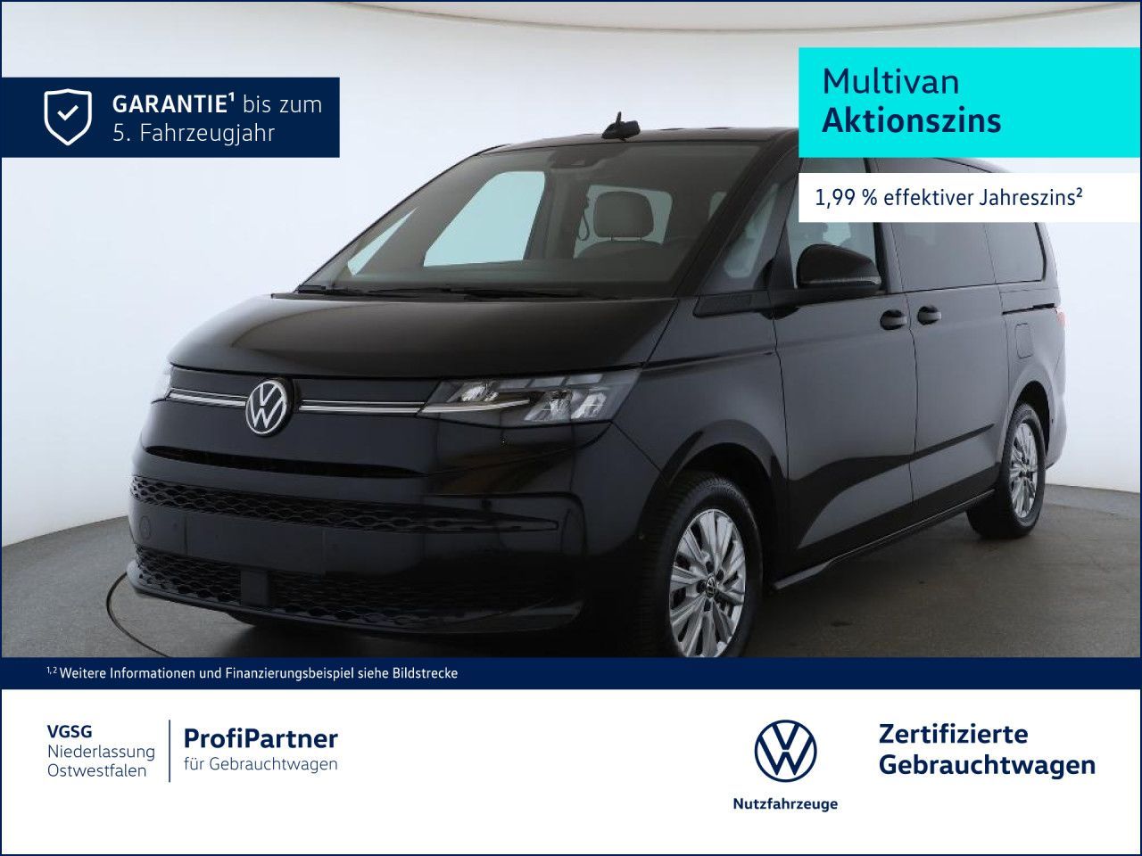 Volkswagen Multivan Life Lang AHK ACC RearView Vis-a-Vis