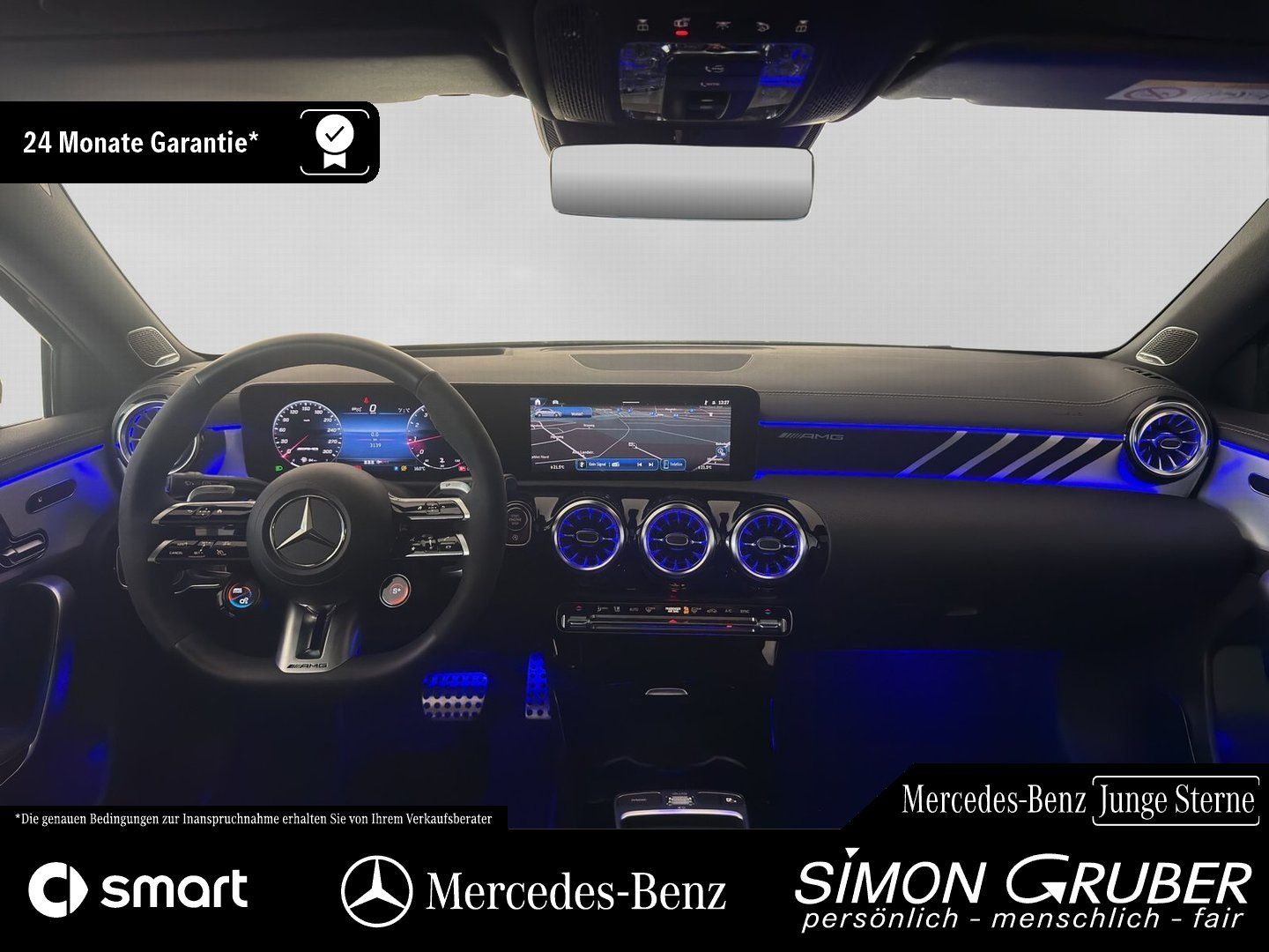 Fahrzeugabbildung Mercedes-Benz A 45 S 4M AMG Pano Leder HUD Burm MBeam Driver 3