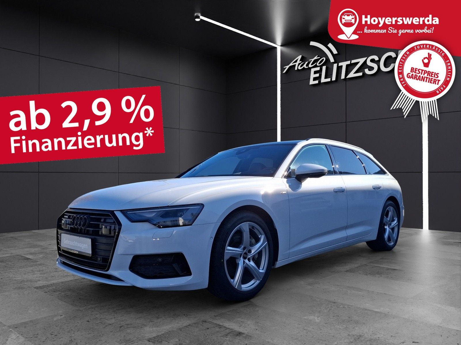 Fahrzeugabbildung Audi A6 Avant 45 TFSI sport quattro S-tronic STH LED