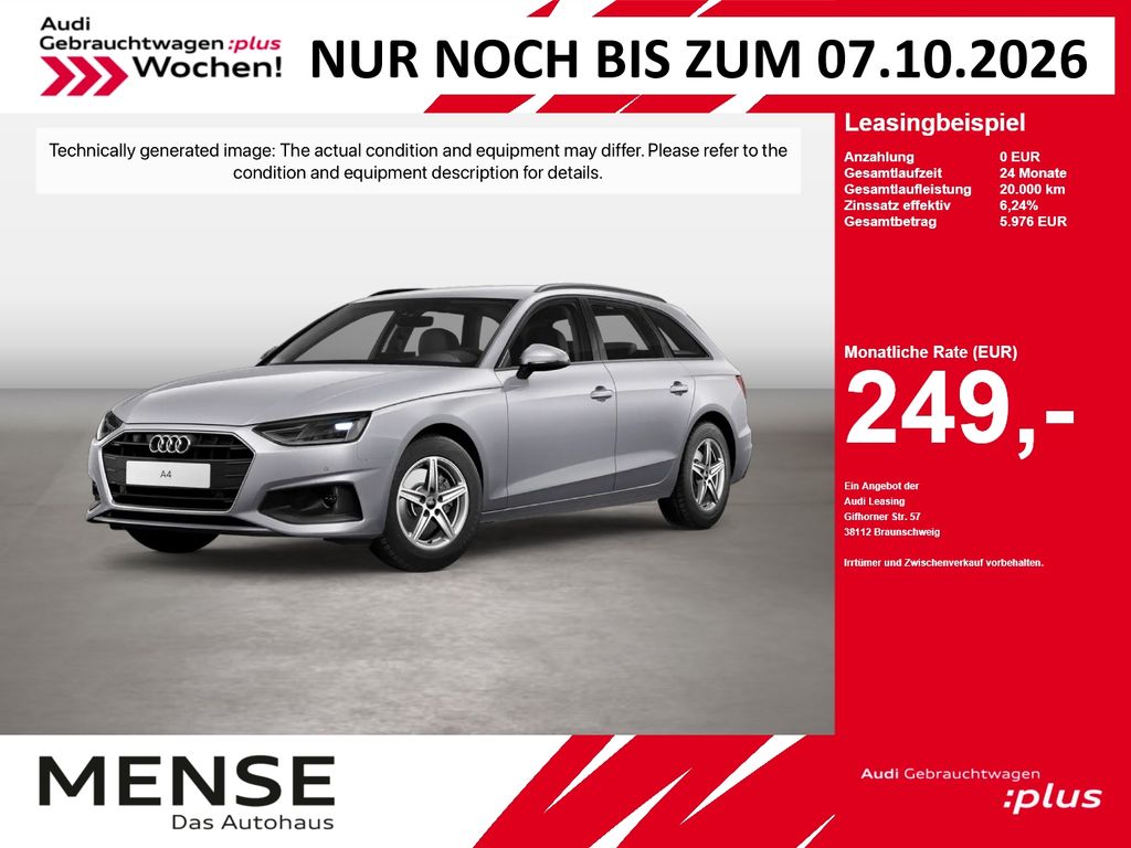 Audi A4 Avant 30 TDI S tronic ACC Navi Akustikglas LM