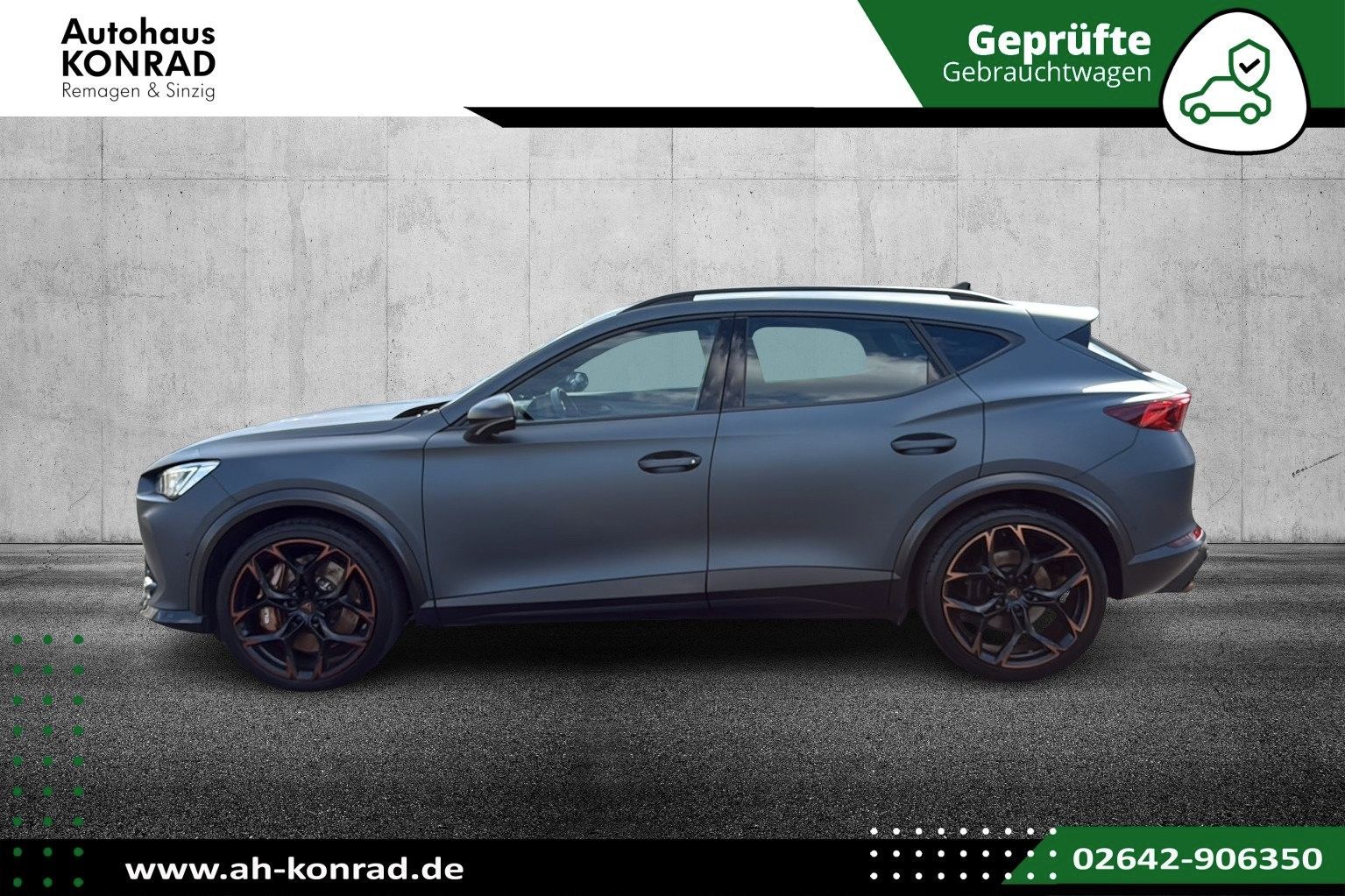 Fahrzeugabbildung CUPRA Formentor VZ5 4Drive 2.5 TSI*4x4*360°*NAVI*MATT