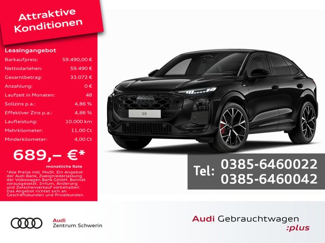 Q3 Sportback TFSI 110 kW AHK PANO HUD 360° SONOS