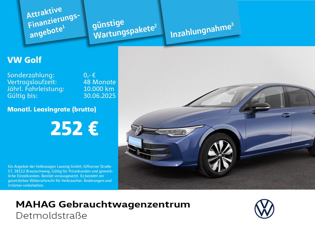 Volkswagen Golf VIII 1.5 TSI GOAL AHK Navi LED+ACC 6-Gang
