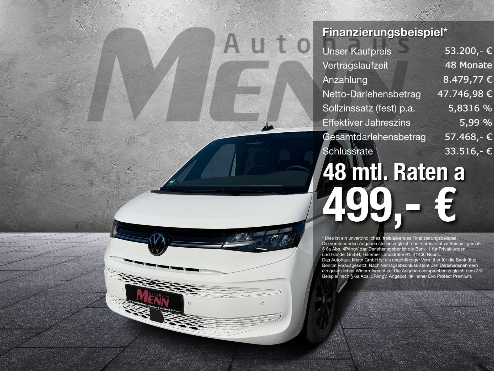 Volkswagen T7 Multivan 2.0 TDI Goal DSG Navi Kamera SHZ