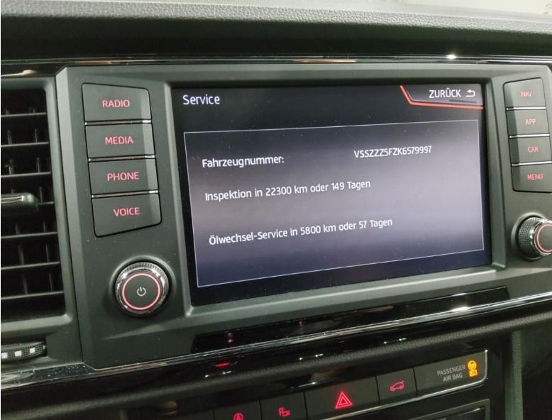 Fahrzeugabbildung SEAT Ateca 2.0 TSI FR 4Drive DSG STANDHZG PANO 1.HAND