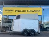 Humbaur Xanthos Aero 2 Pferdeanhänger 2,4t. ALU 1. Hd - Alu Pferdeanhänger