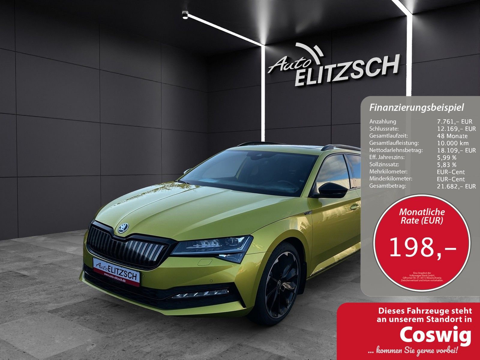 Fahrzeugabbildung SKODA Superb Combi Sportline iV Matrix STH AHK SH PANO