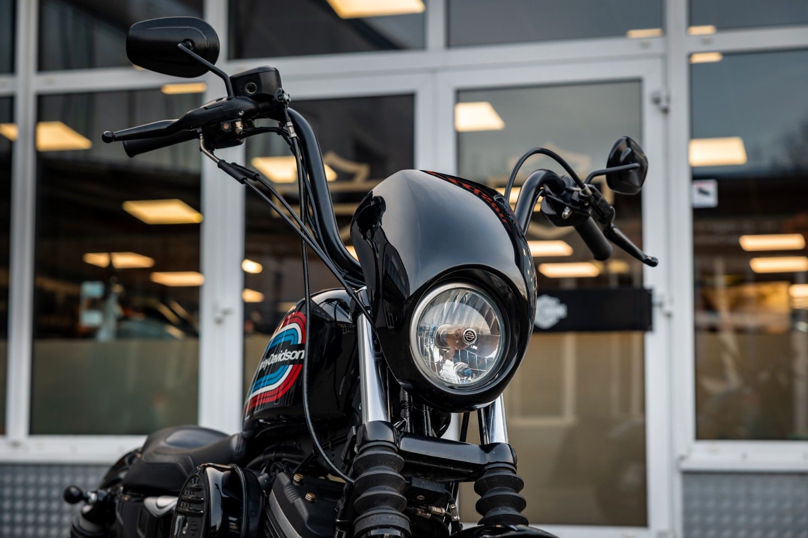 Fahrzeugabbildung Harley-Davidson XL883N - Iron 883 Auspuff - Kesstech - Ape