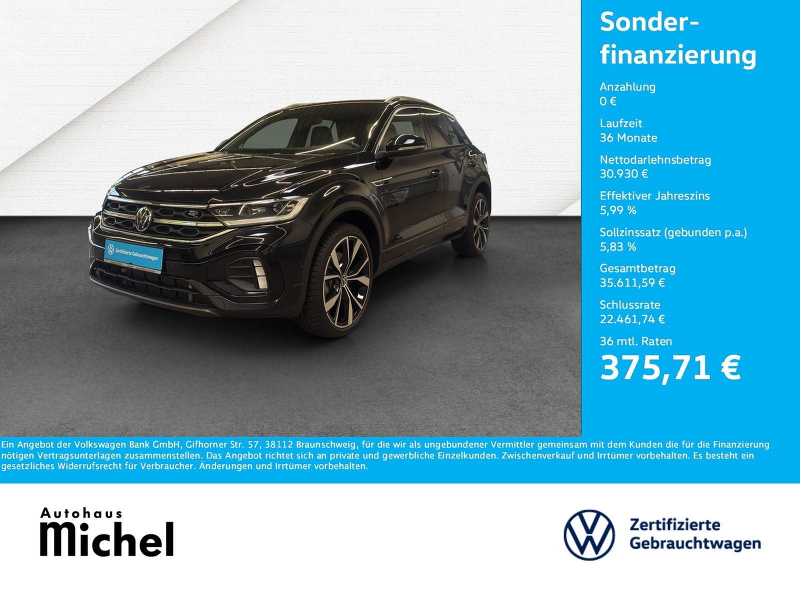 Volkswagen T-Roc TSI DSG R-Line LED-Plus ACC AHK Kamera Alu foto 2