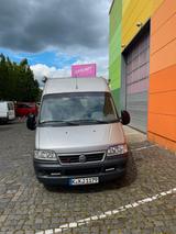 Fiat Motorradtransporter  Renntransporter  Wohnmobil - Wohnwagen mit Motorradträger