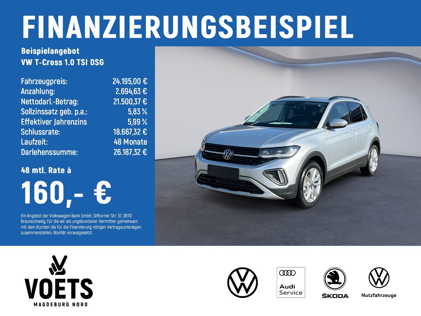 Volkswagen T-Cross 1.0 TSI  DSG Life LED-MATRIX+ACC+AZV+PDC