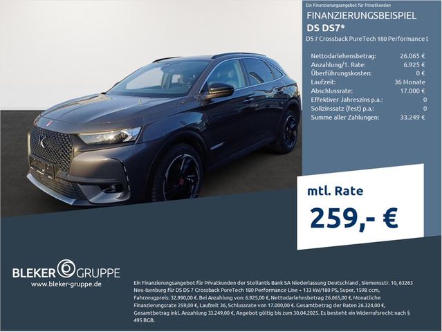 DS Automobiles DS7 Crossback PureTech 180 Performance Line + A