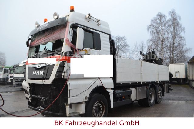 MAN TGX 26.500, Hiab 166 ES, Baustoff, Abst., Kran