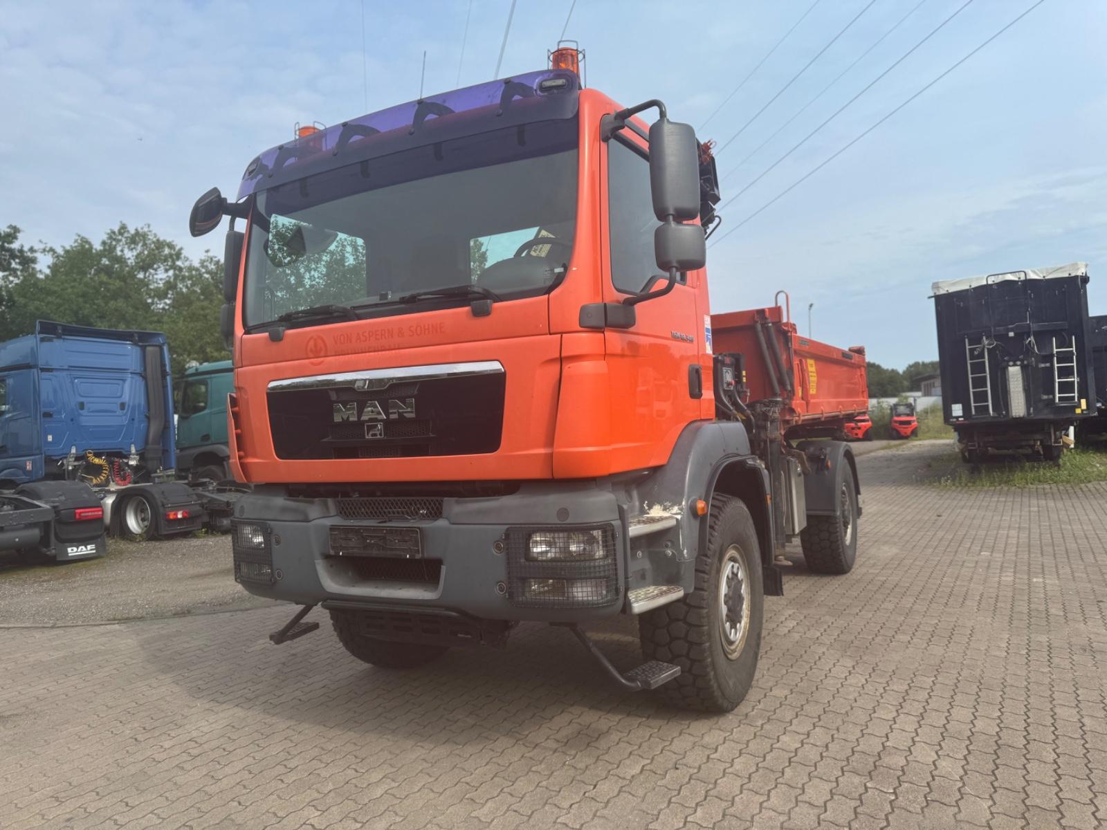 MAN TGM 18.340 MEILLER HIAB SPACE KRAN