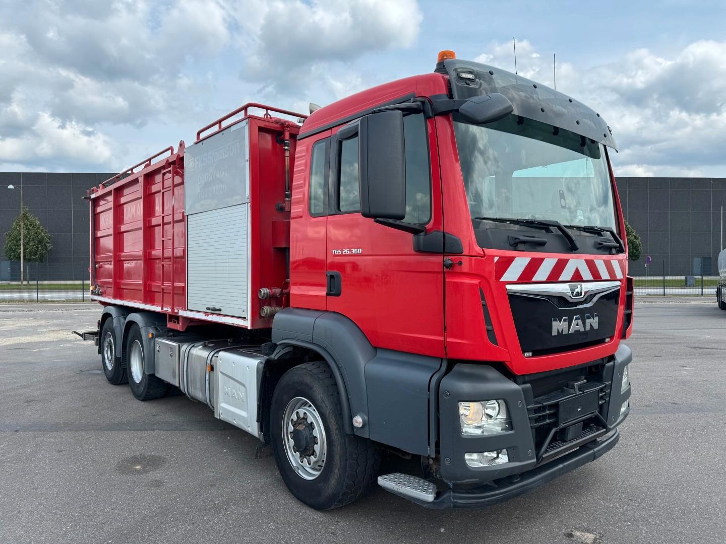 MAN TGS 26.360 6x4H4 Wiedemann Edelstahl