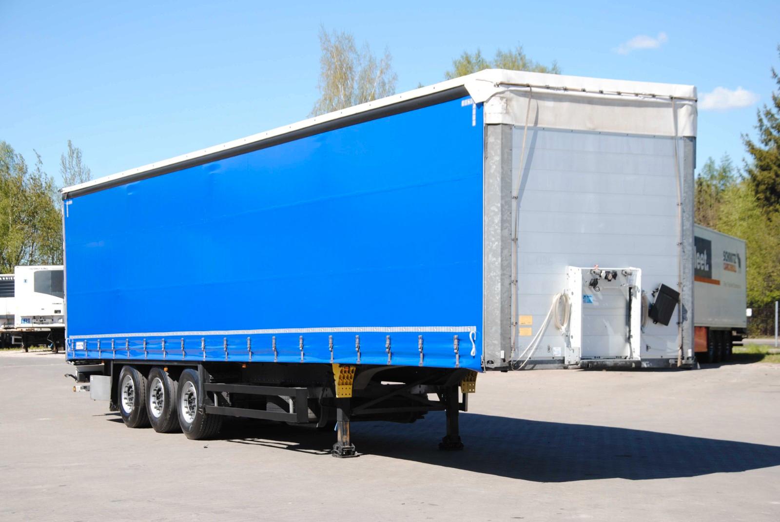 Schmitz Cargobull Lifting axle, new tarpaulin, collection box
