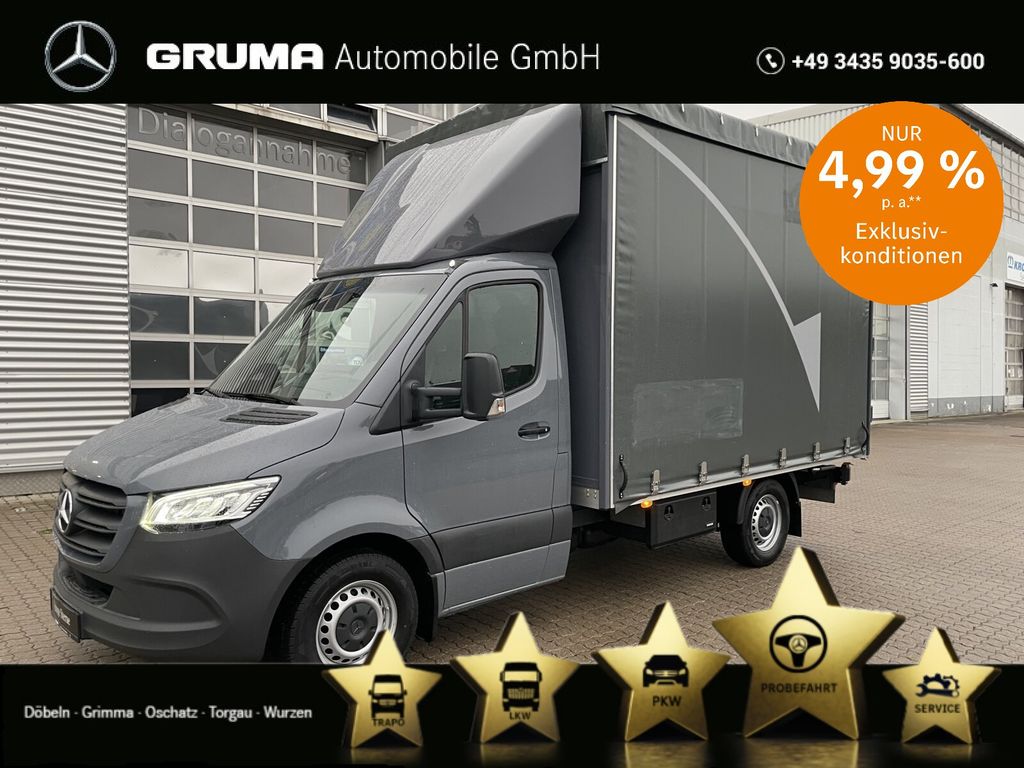 Mercedes-Benz Sprinter 319 CDI L2+SCHIEBEPLANE +AUTOM+MBUX+NEU