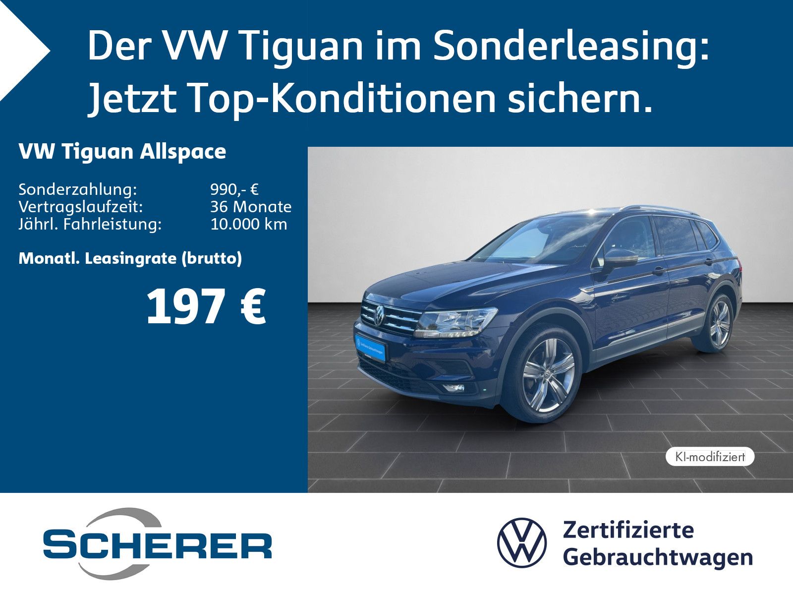 Volkswagen Tiguan Allspace 1,5 TSI NAVI/LED/RFK/PDC/Sitzhei