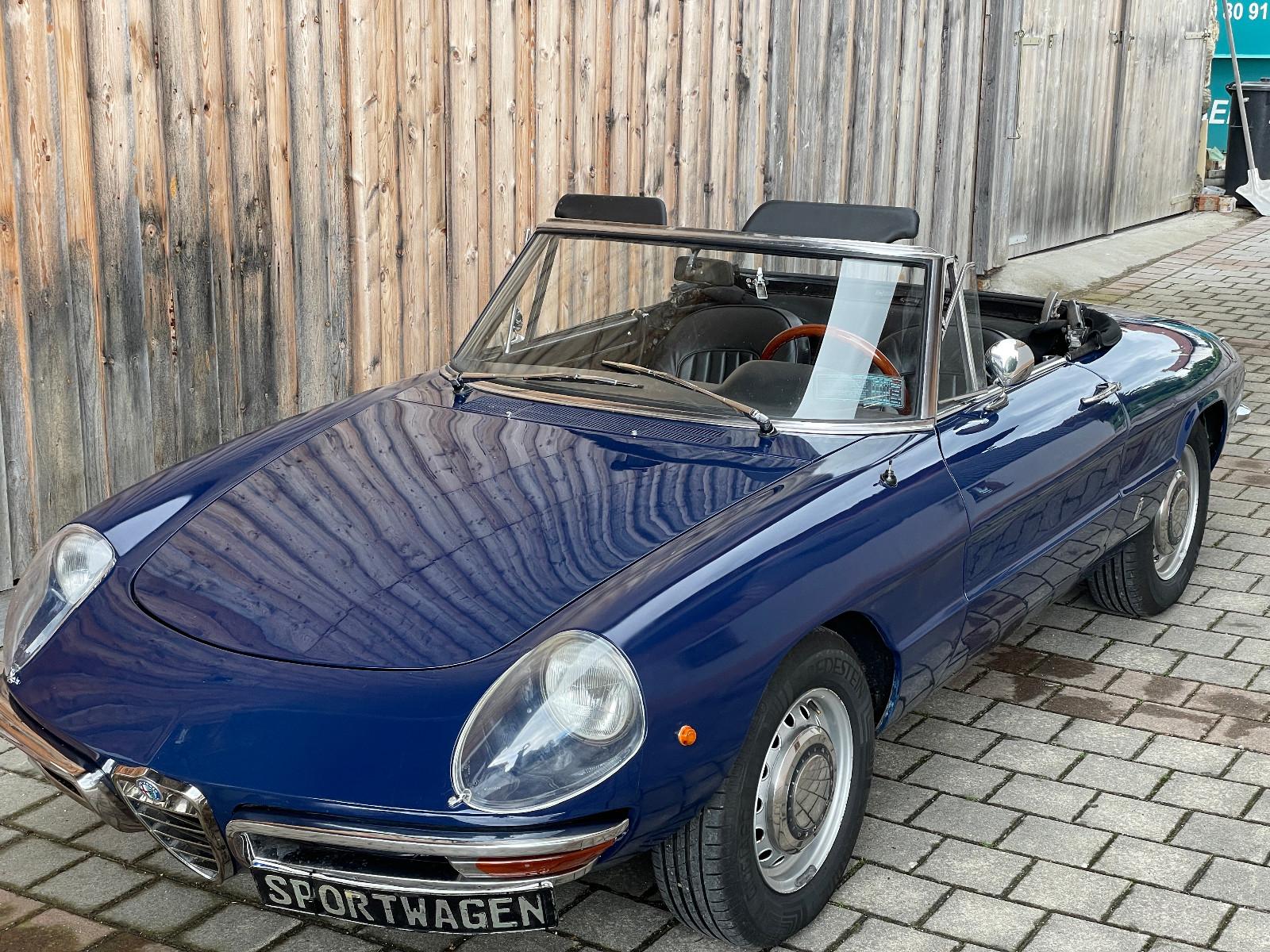 Alfa Romeo Spider 1750 Duetto, Rundheck, H-Nummer!!!