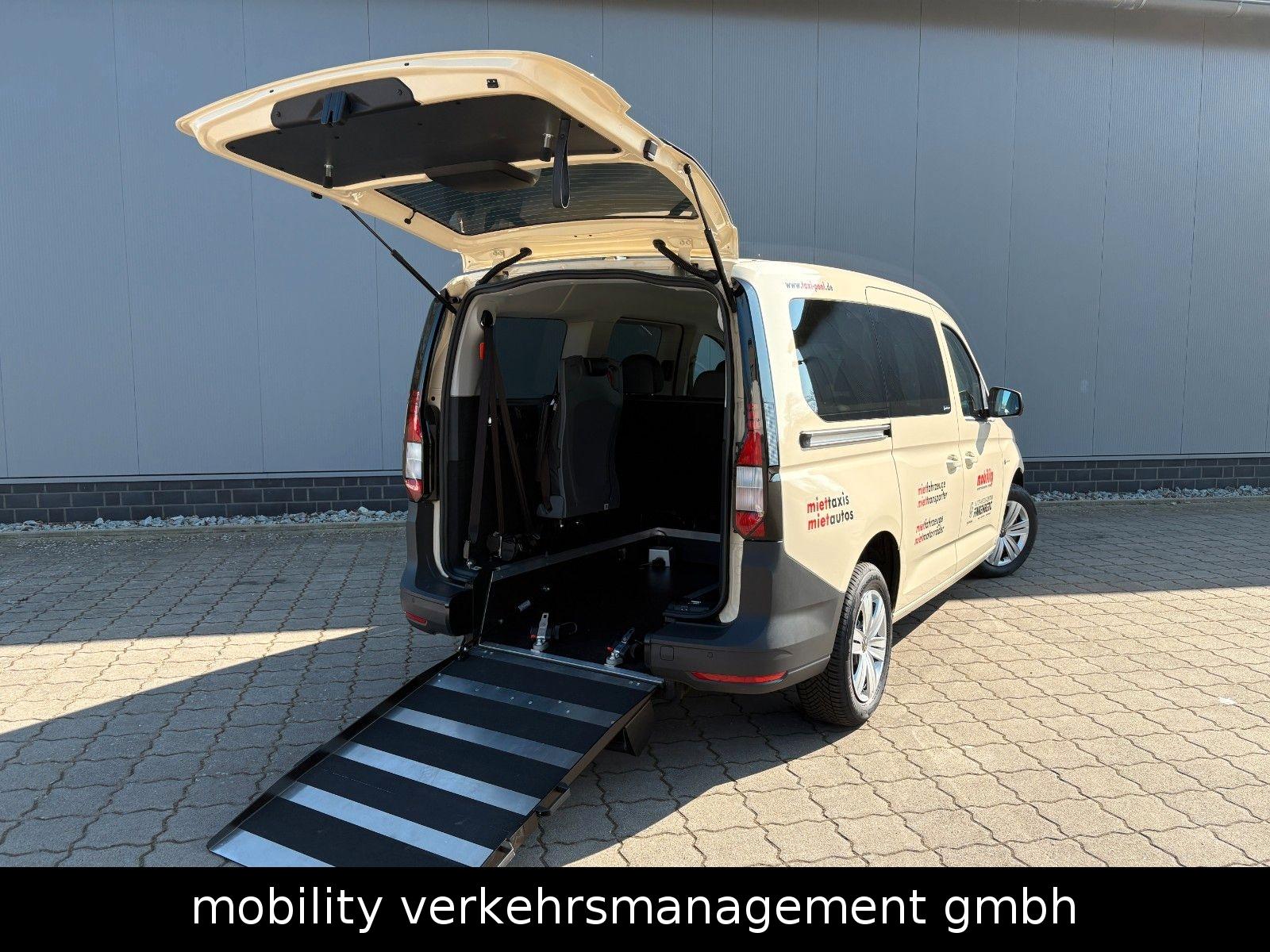 Volkswagen Caddy Maxi Taxi Rollstuhl Klappsitze Triflex 7-S