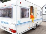 Adria Adora 462 PU Mover GFK Festbett Rundsitz WC - Adria 462
