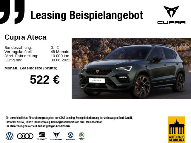 CUPRA Ateca 2.0 TSI 4D VZ Tribe Edition DSG *PANO*360*